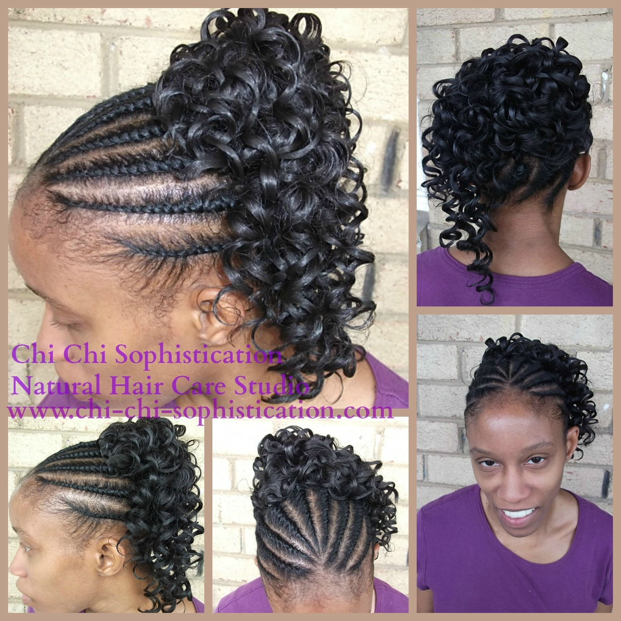 Pin On Children Hair Styles By Chi Chi Sophistication inside Flat Twist And Ponytail For Black Hair