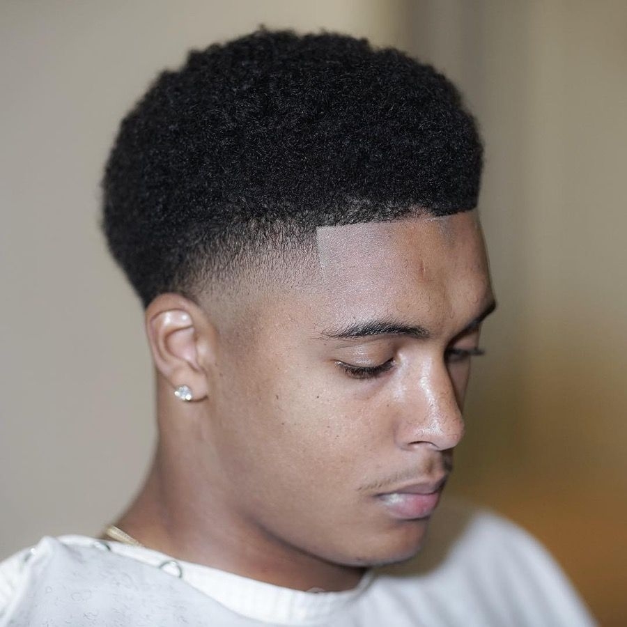 Pin On Fashion throughout Black Man Fade Haircut