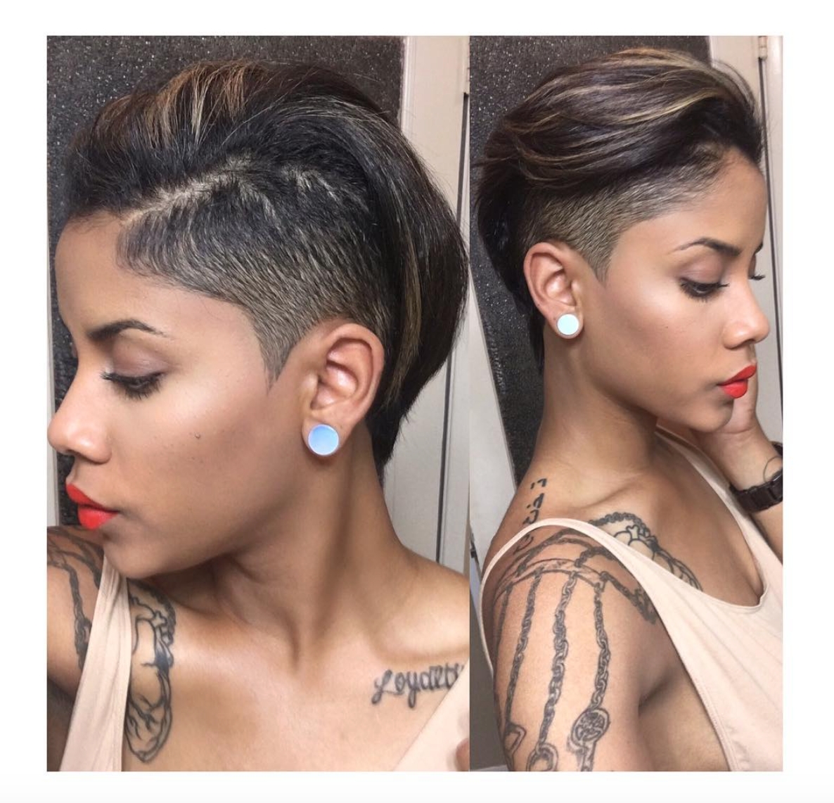 Pin On Short Haircuts for Black Hairstyles Shaved Sides