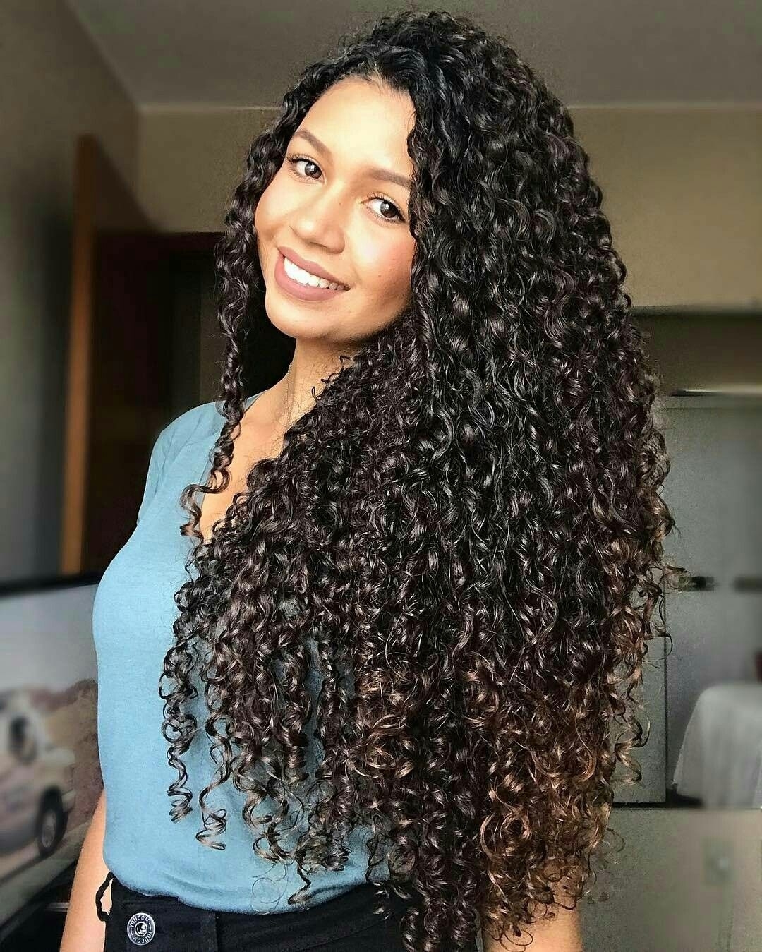 Pinterest: Jalapeño | Natural Hair Growth In 2019 | Curly pertaining to Long 3B Curly Hair