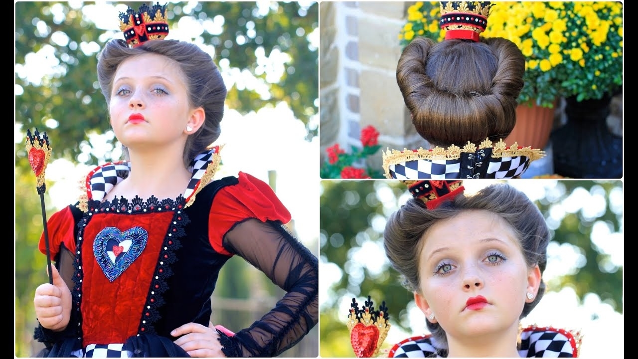 Queen Of Hearts (Red Queen) | Halloween Hairstyles with Queen Of Hearts Hairstyles