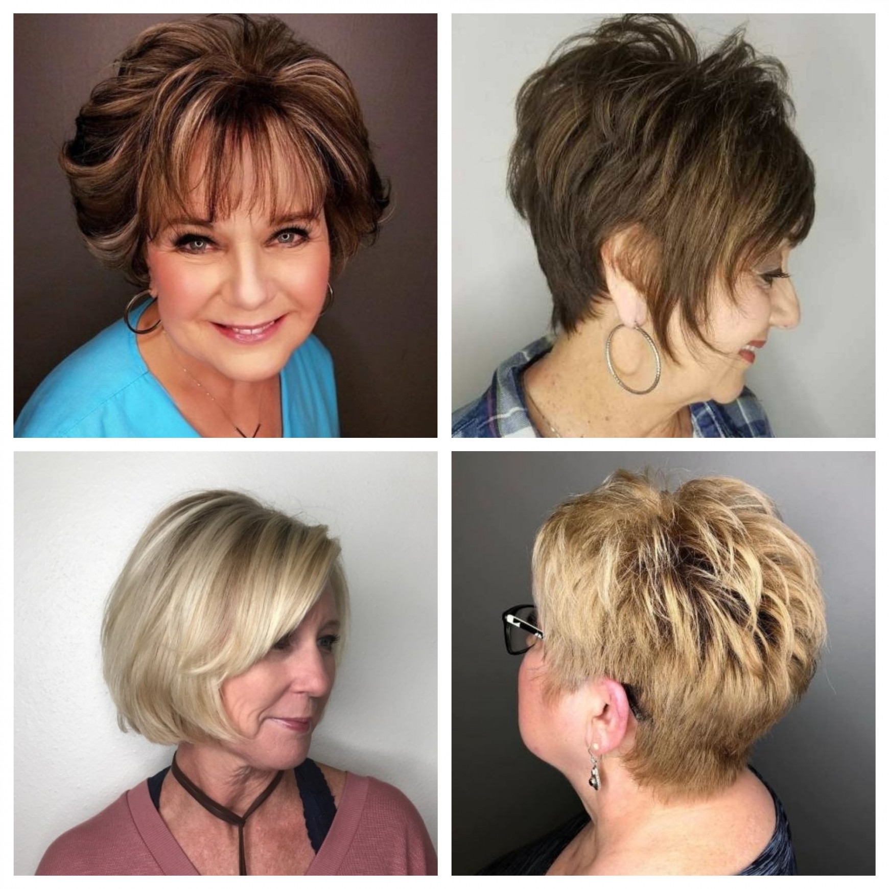 Short Haircuts For Women Over 60 2019 Wavy Haircut