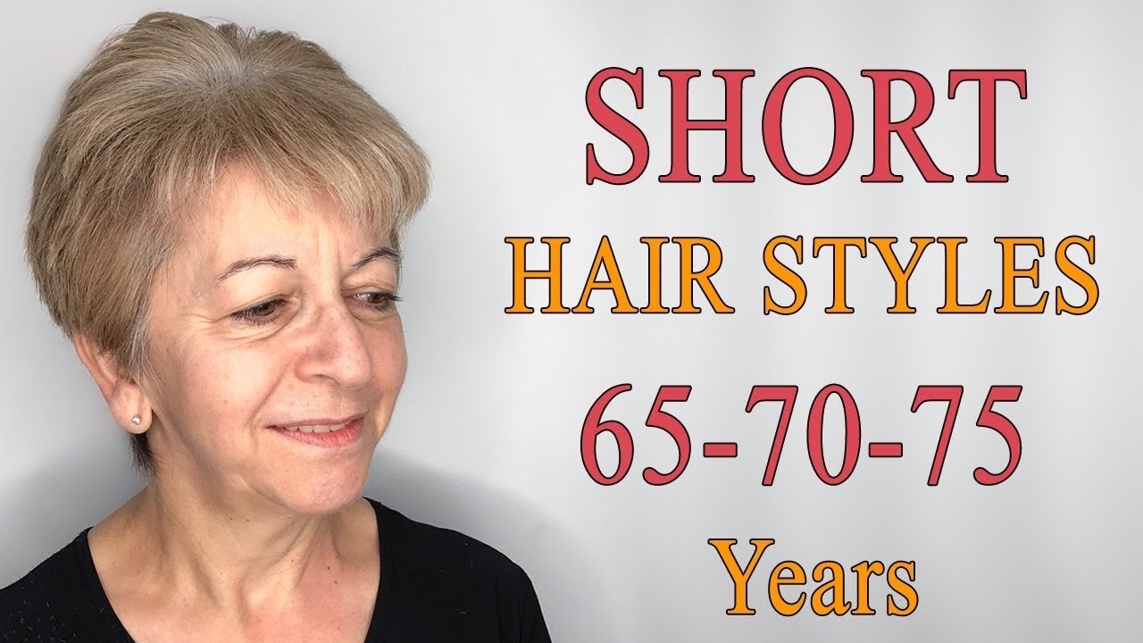 Short Hairstyles For Women Over 65-70-75 | Short Haircuts For Older Women  With Fine &amp; Thin Hair for Hairdo For Over 65