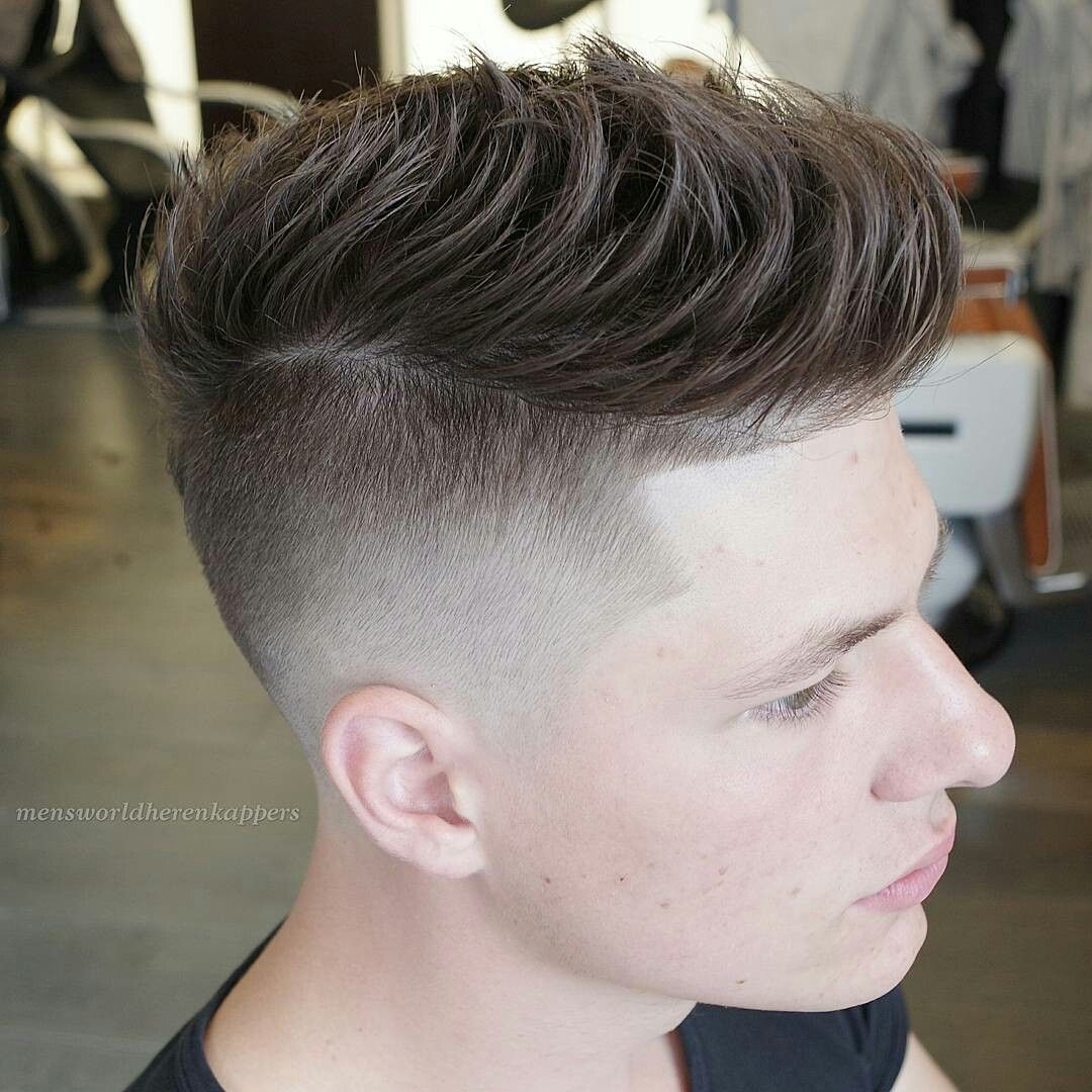 Short Pompadour Combed Forward | Great Men's Hairstyles for Foward Combed Hair Style