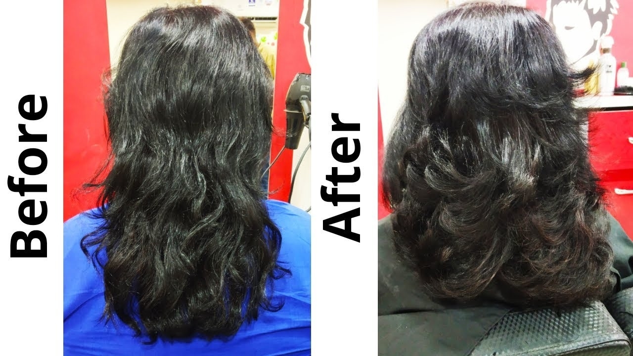 #step Cutting For Short Hair /पतले बालो मे स्टेप कैसे डाले with Step Cut Hairstyle For Short Hair Indian