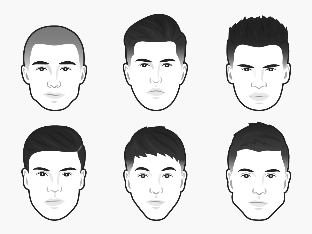 The Best Men's Haircut For Every Face Shape | Business Insider inside Hairstyles For Egg Heads