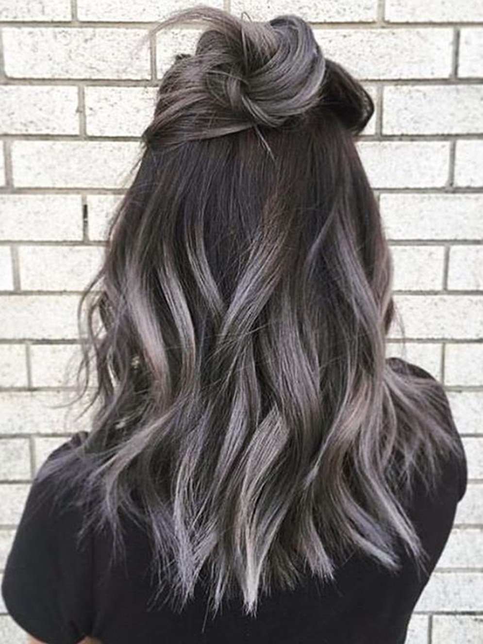 The Gray Hair Trend: 32 Instagram-Worthy Gray Ombré for Grey And Black Hairstyles