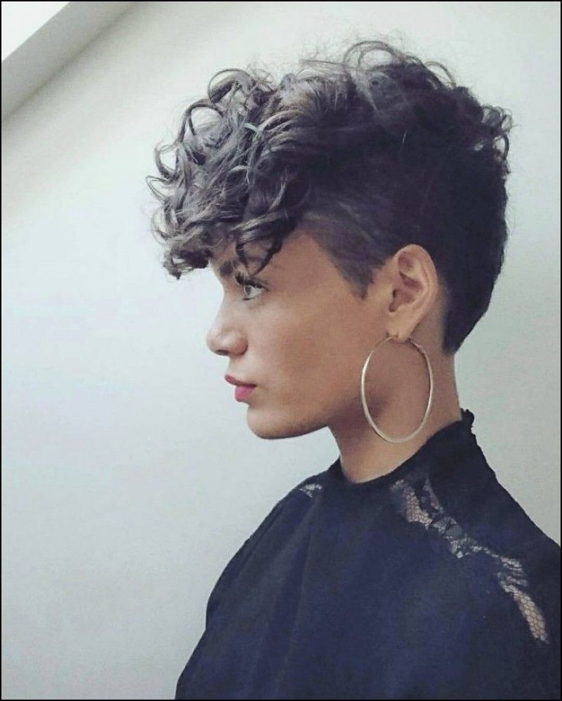 Tomboy Hairstyles | Haircuts In 2019 | Haircuts For Curly pertaining to Tomboyish Wavy Thick Haircuts