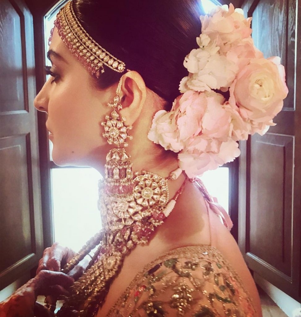 Top Trend - Floral Hairstyles For Brides This Wedding Season! inside Indian Bridal Hairstyle Flowers