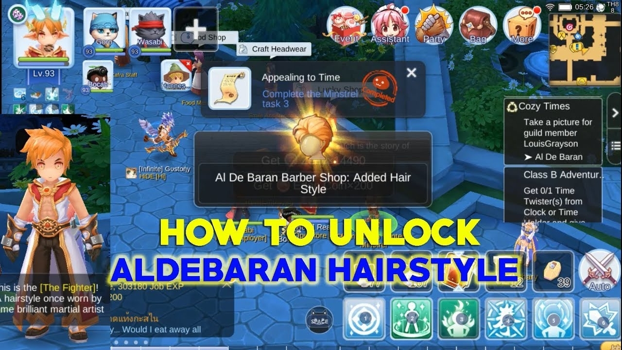 Unlock Aldebaran Hairstyle - Ragnarok Mobile Eternal Love with regard to All Hair Styles Ragnorak Eternal Love