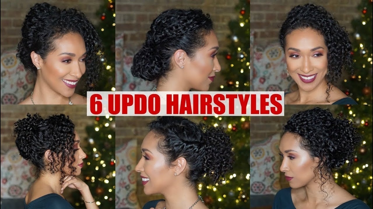 Updo Hairstyles For Naturally Curly Hair | Formal with regard to Naturally Curly Hair Hairstyles Updo