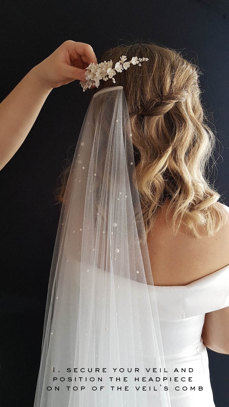 Wedding Veils And Headpieces | How To Create The Layered within Can You Wear A Hair Accessory And A Veil