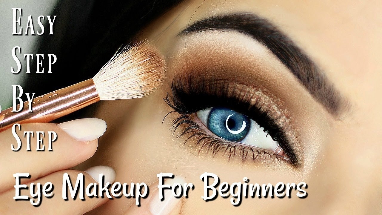 Beginner Eye Makeup Tips &amp; Tricks | Step By Step Eye Makeup For Blue Eye inside How To Put Brown Eyeshadow On Blue Eyes