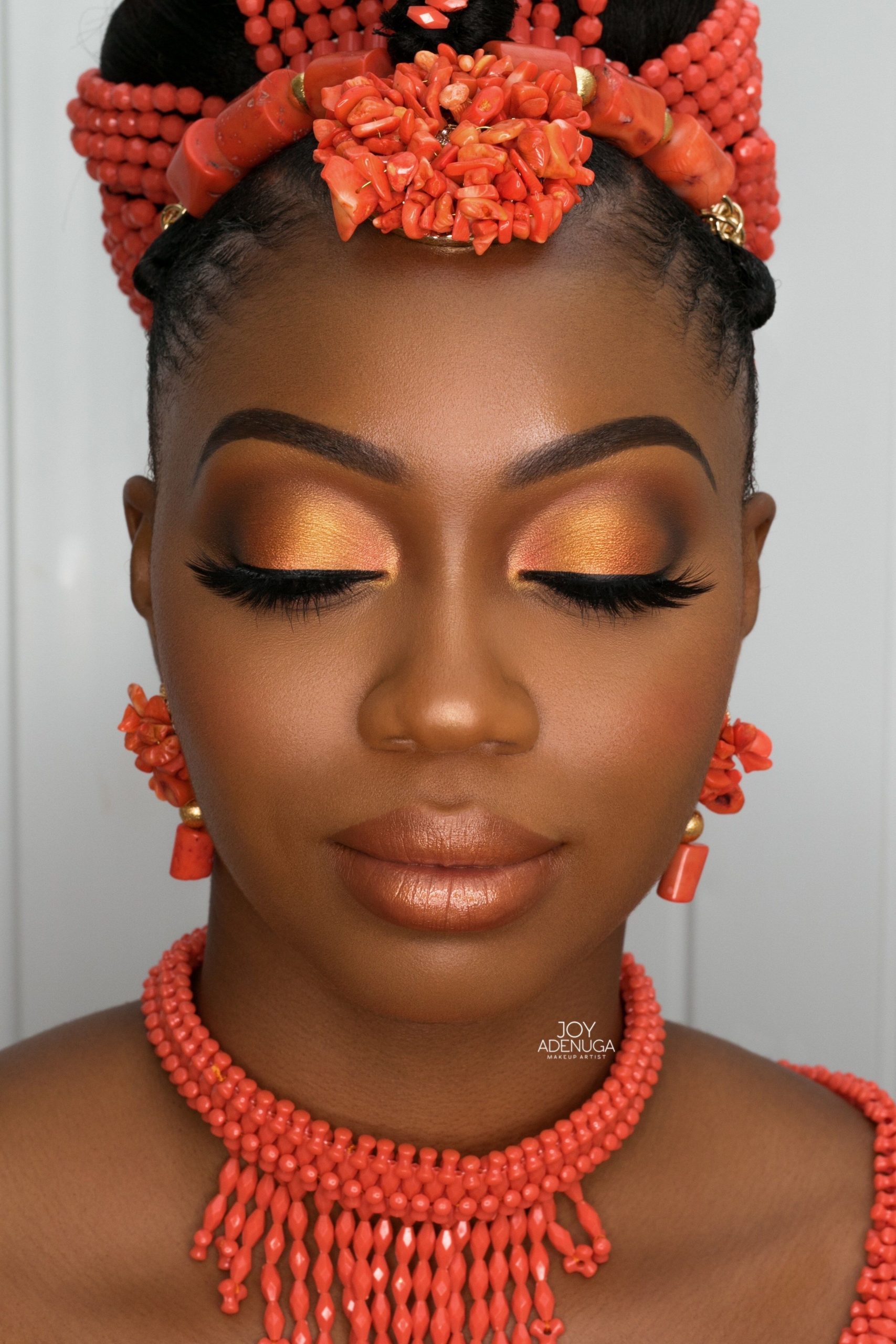 Edo Bride Inspired | Makeup For Black Skin, Dark Skin Makeup inside Bridal Makeup Pictures In Nigeria