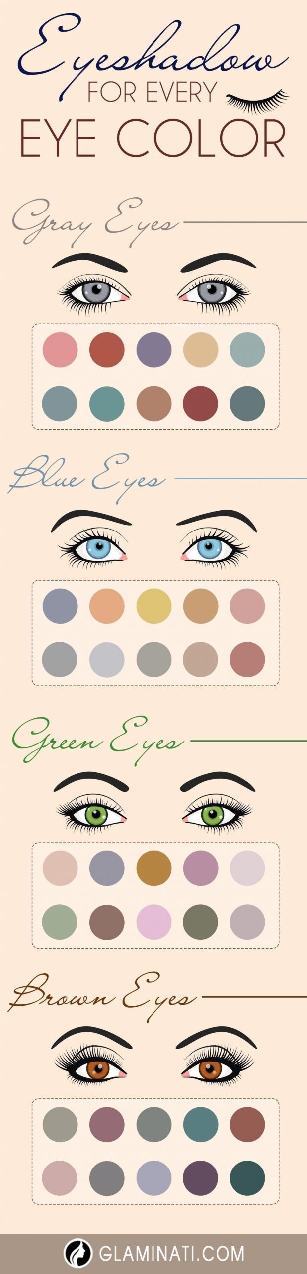 Most Magical Makeup Ideas For Gray Eyes ☆ See More: Http with Eyeshadow For Blue Green Gray Eyes