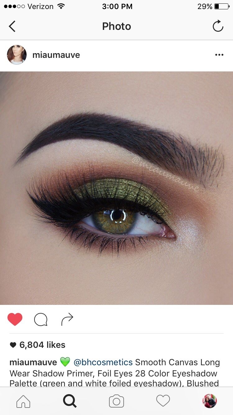 Olive Green Eyeshadow Look Makeup … | Colorful Eye Makeup throughout Best Eyeshadow For Green Eyes And Olive Skin