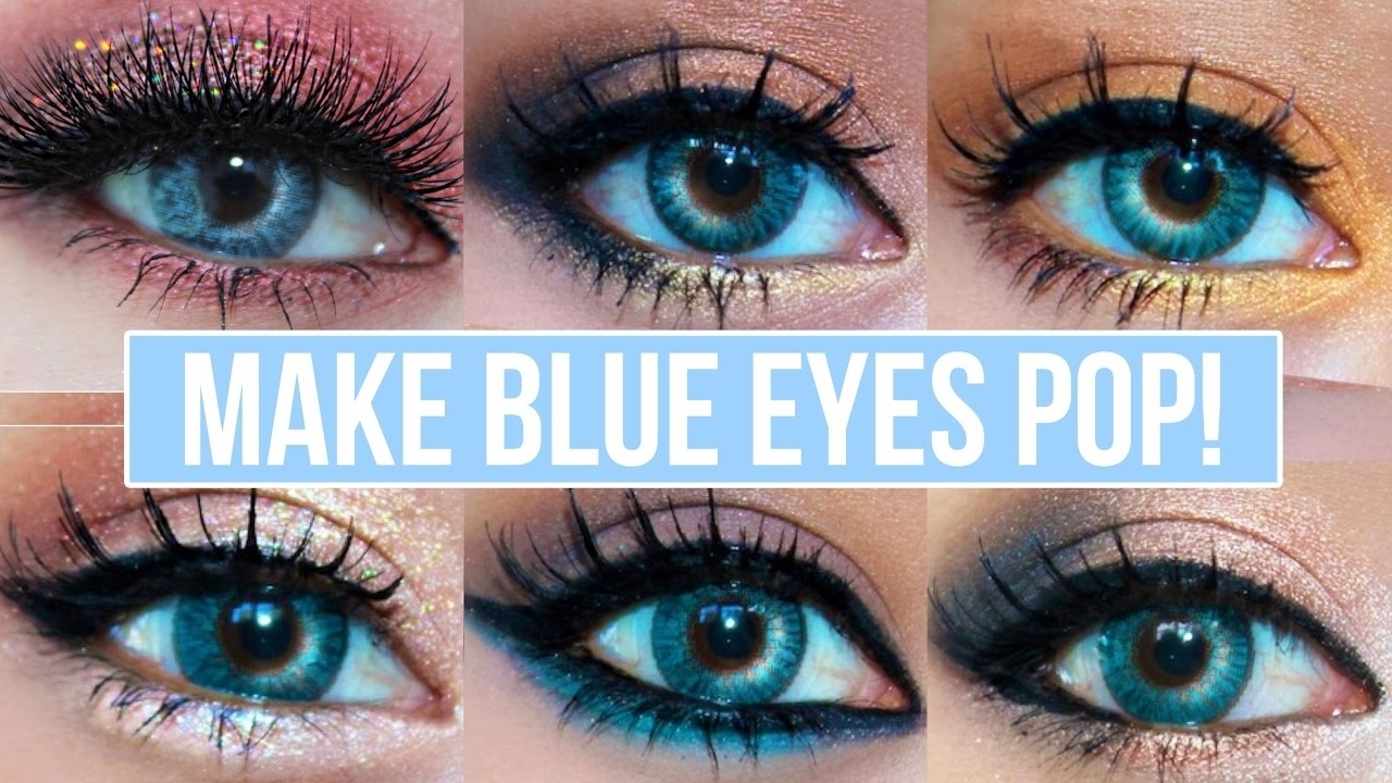 The Most Gorgeous Eyeshadow Looks For Blue Eyes - The Trend intended for Makeup Colors That Make Blue Eyes Pop