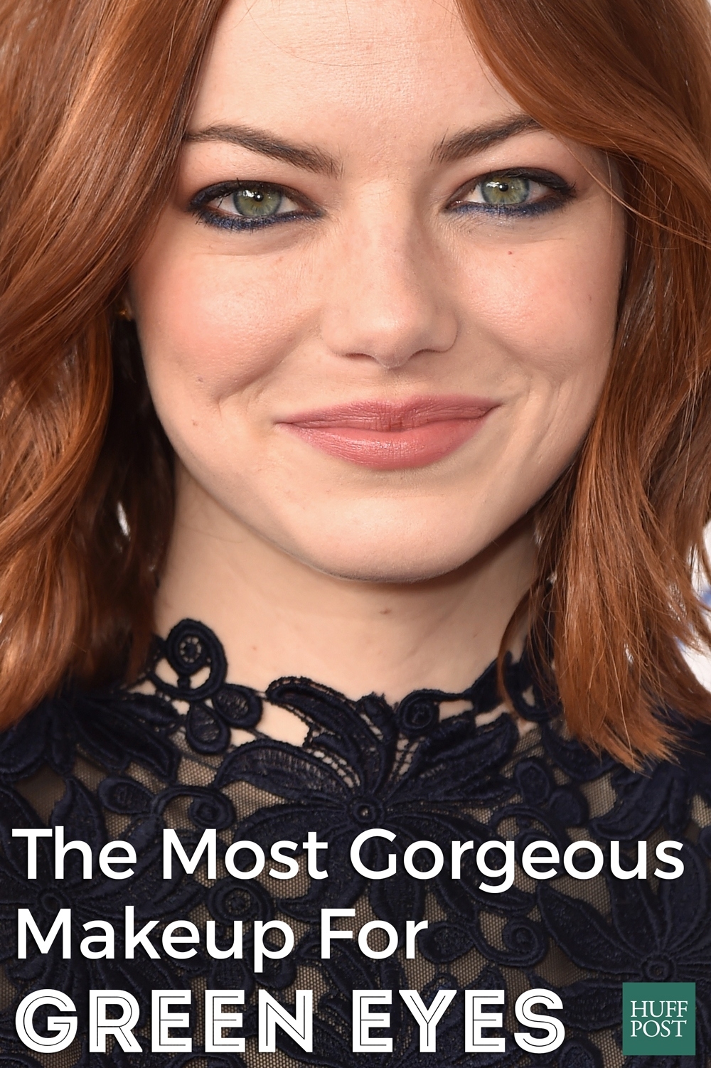 The Most Gorgeous Makeup For Green Eyes | Huffpost Life with Best Makeup For Green Eyes And Red Hair