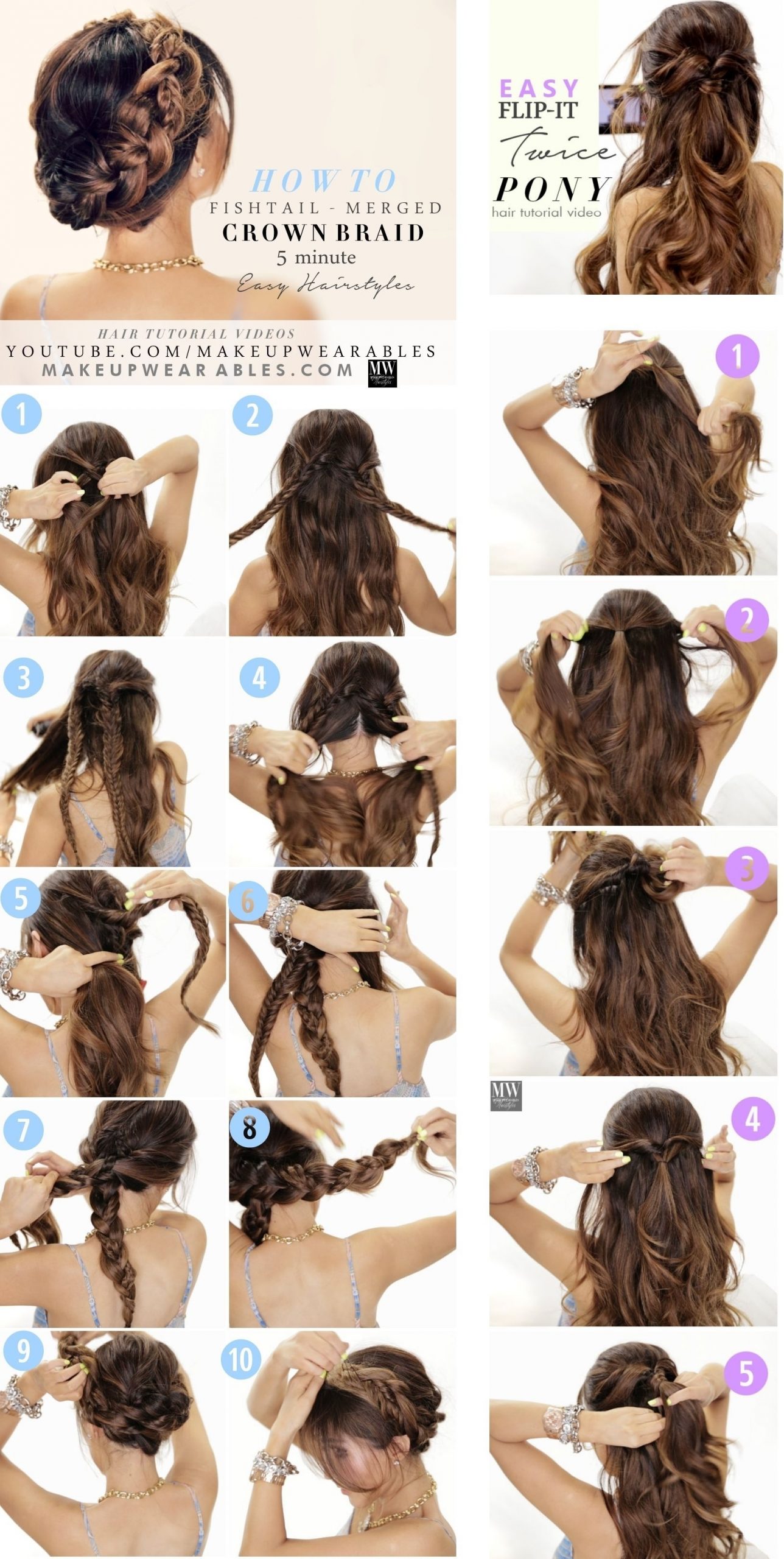 3 Easy #hairstyles With Merged #braids | #hair Tutorial regarding Indian Hairstyle Step By Step