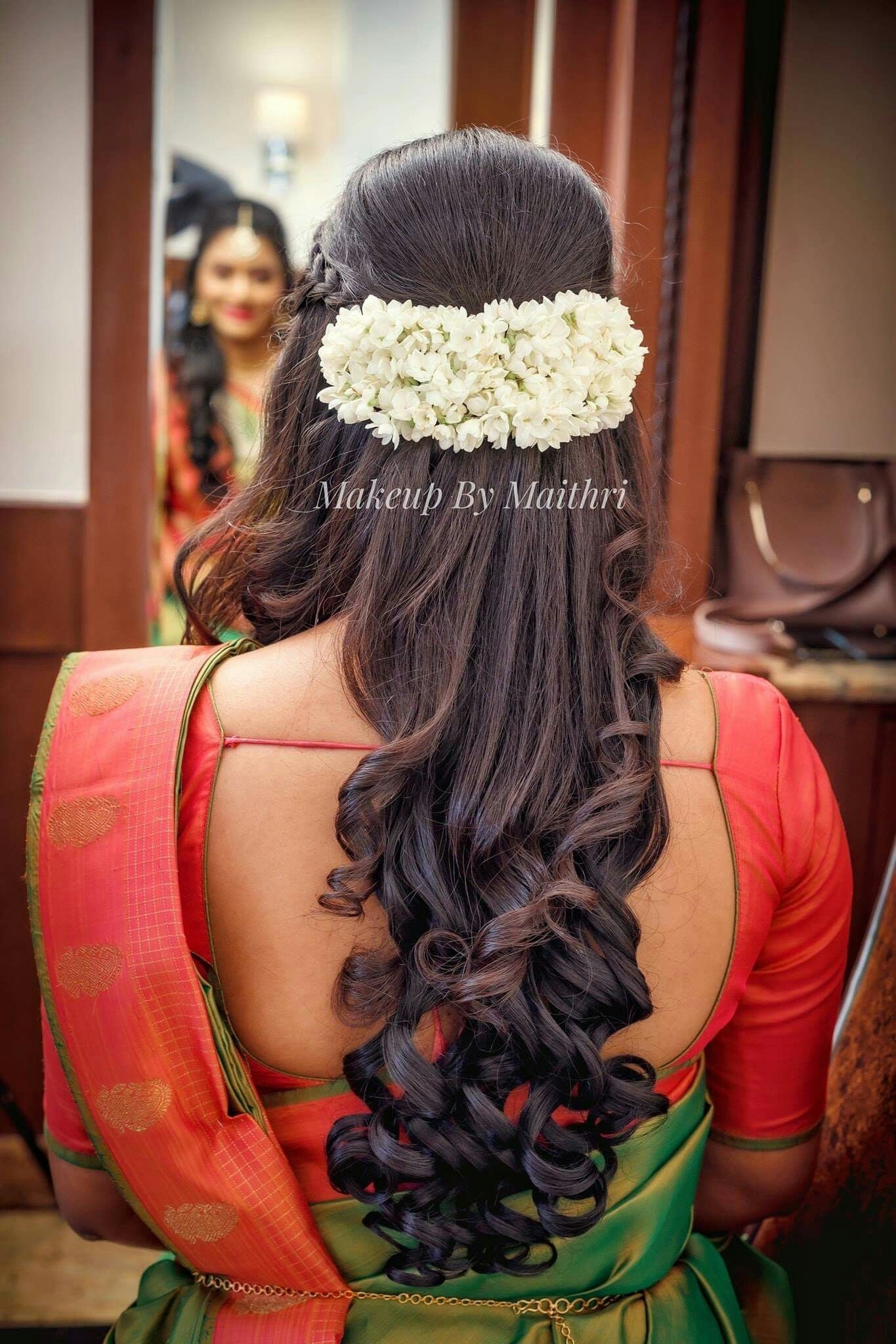 Pin By Shalini Raj On My Style In 2020 | Engagement with Indian Hairstyle For Engagement In Saree