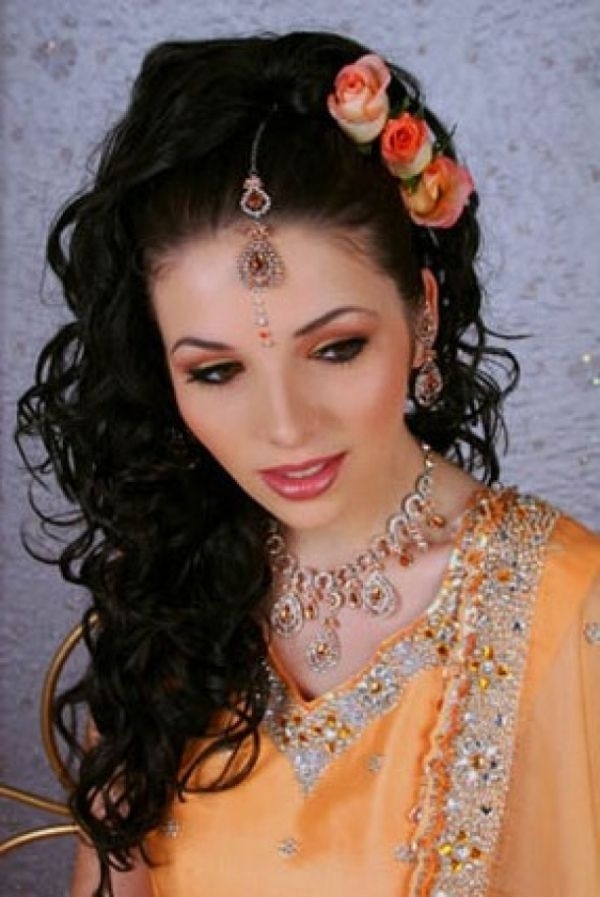 9 Best Indian Wedding Hairstyles Images On Pinterest pertaining to Indian Bridal Hairstyle For Thin Hair