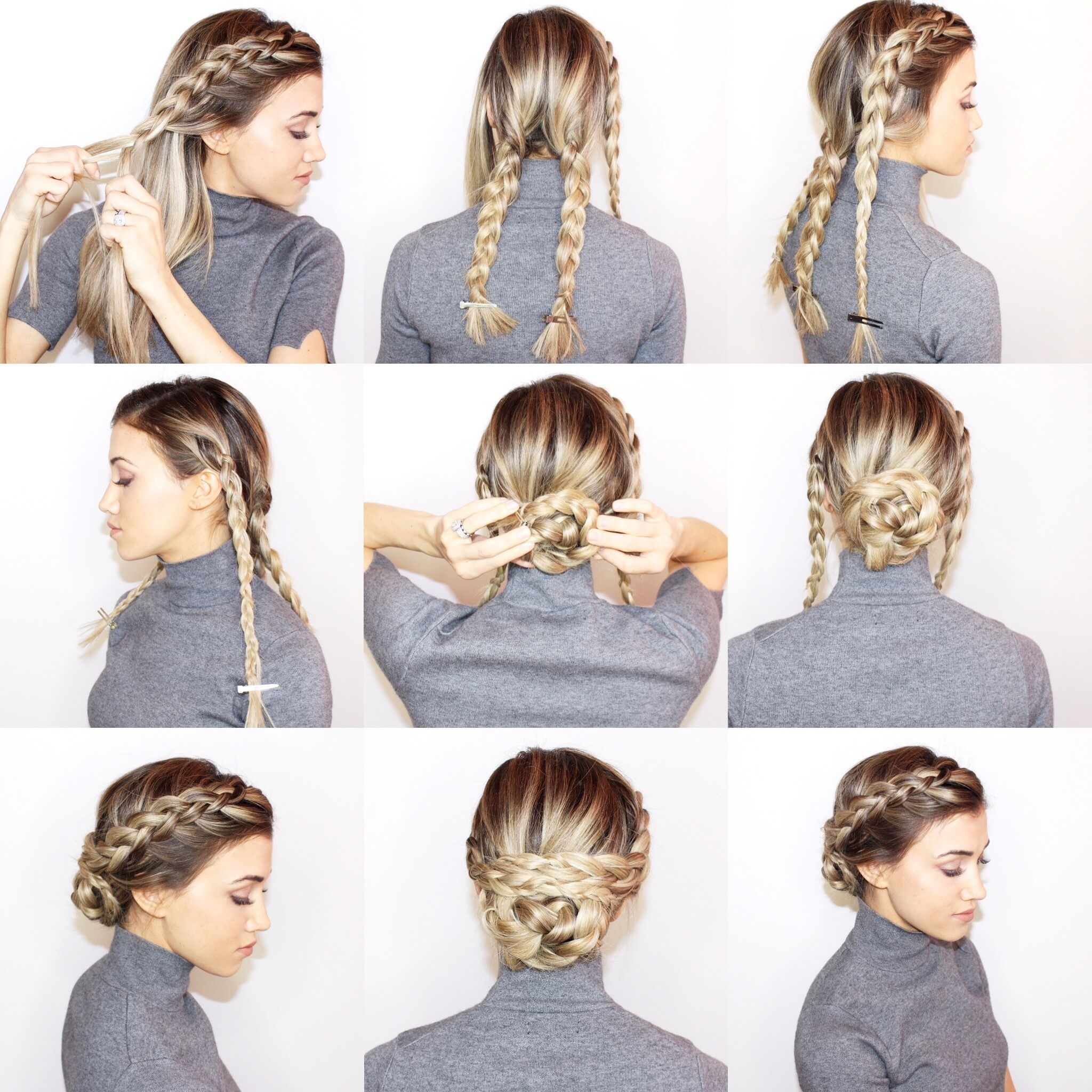 Oscar Worthy Hairstyles: Get The Look | Braided Bun within Indian Bun Hairstyles For Long Hair Step By Step