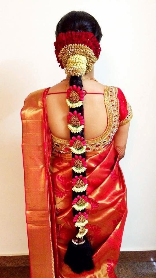 Pelli Poola Jada: South Indian Bridal Hair Style throughout South Indian Bridal Hairstyle For Engagement