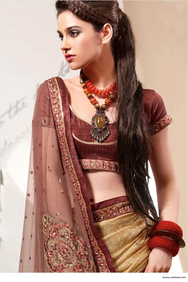 Top 12 Sexy Hairstyles For Sarees, Indian Hairstyles, New inside Simple Indian Hairstyle For Short Hair